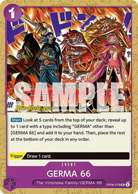 GERMA 66 - Wings of the Captain Pre-Release Cards (OP06 PRE) #OP06-078 - Uncommon One Piece Trading Card