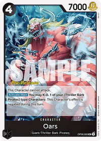 Oars - Wings of the Captain Pre-Release Cards (OP06 PRE) #OP06-083 - Uncommon One Piece Trading Card