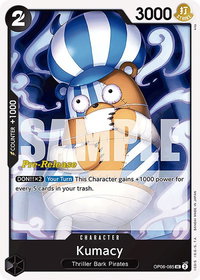 Kumacy - Wings of the Captain Pre-Release Cards (OP06 PRE) #OP06-085 - Uncommon One Piece Trading Card
