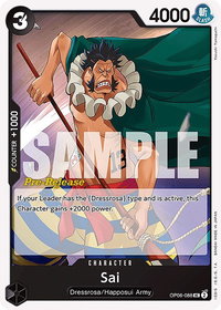 Sai - Wings of the Captain Pre-Release Cards (OP06 PRE) #OP06-088 - Uncommon One Piece Trading Card