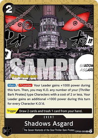 Shadows Asgard - Wings of the Captain Pre-Release Cards (OP06 PRE) #OP06-095 - Uncommon One Piece Trading Card