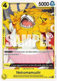 Nekomamushi - Wings of the Captain Pre-Release Cards (OP06 PRE) #OP06-110 - Uncommon One Piece Trading Card