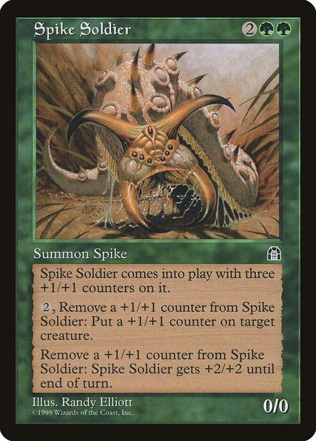 Spike Soldier - Stronghold Magic: The Gathering trading card