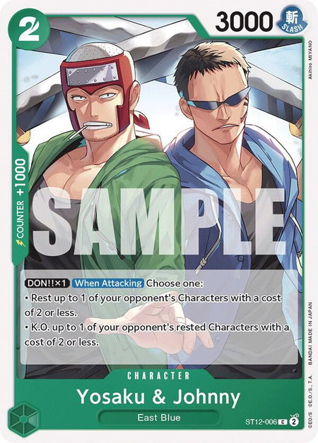 Yosaku & Johnny - Starter Deck 12: Zoro and Sanji One Piece trading card