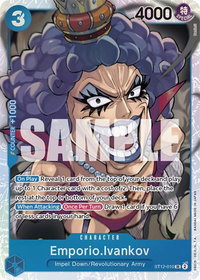 Emporio.Ivankov - Starter Deck 12: Zoro and Sanji (ST-12) #ST12-010 - Super Rare One Piece Trading Card