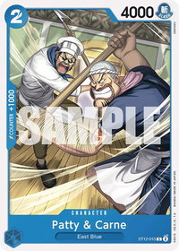 Patty & Carne - Starter Deck 12: Zoro and Sanji (ST-12) #ST12-015 - Common One Piece Trading Card
