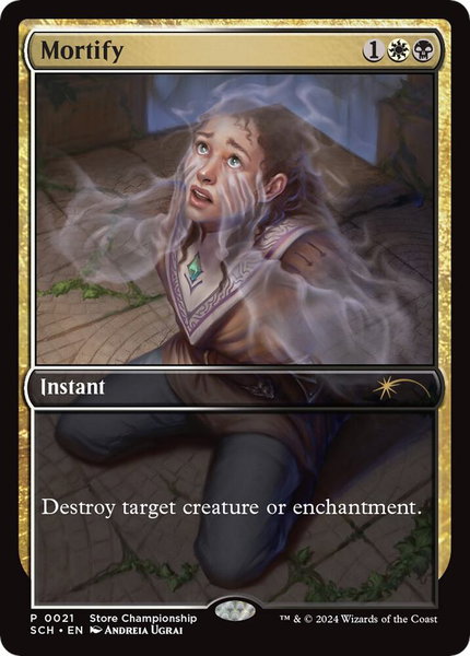 Mortify - Game Day & Store Championship Promos Magic: The Gathering trading card