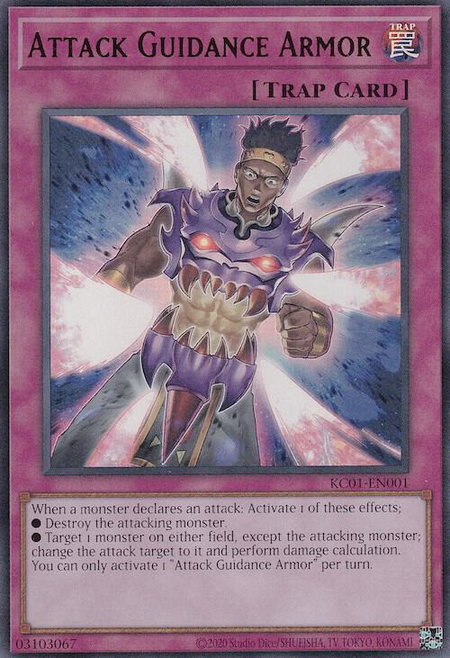 Attack Guidance Armor trading card from 25th Anniversary Ultimate Kaiba Set Attack Guidance Armor - 25th Anniversary Ultimate Kaiba Set YuGiOh trading card