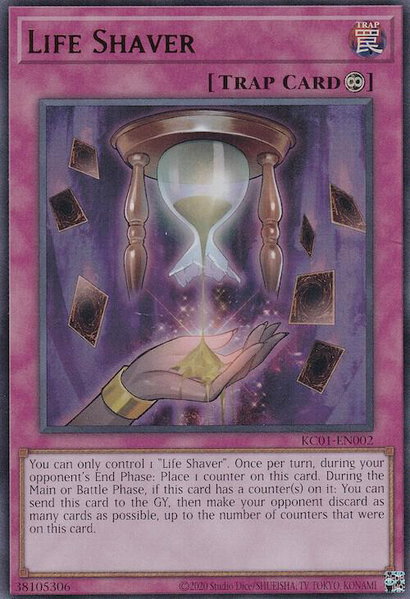 Life Shaver trading card from 25th Anniversary Ultimate Kaiba Set Life Shaver - 25th Anniversary Ultimate Kaiba Set YuGiOh trading card
