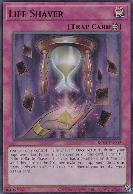 Life Shaver trading card from 25th Anniversary Ultimate Kaiba Set Life Shaver - 25th Anniversary Ultimate Kaiba Set YuGiOh trading card