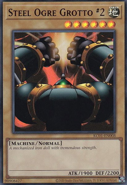 Steel Ogre Grotto #2 trading card from 25th Anniversary Ultimate Kaiba Set Steel Ogre Grotto #2 - 25th Anniversary Ultimate Kaiba Set YuGiOh trading card