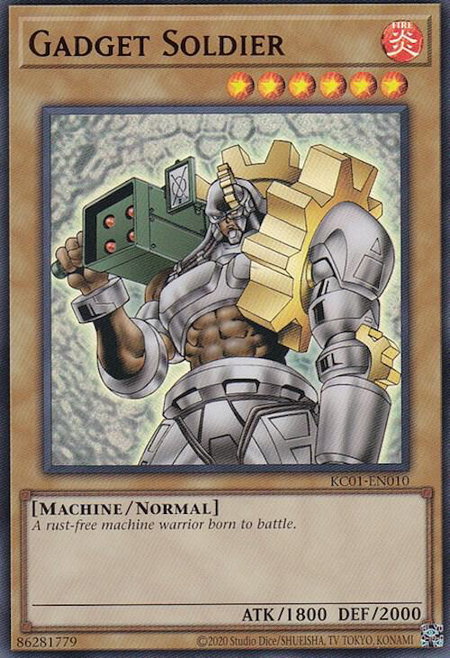 Gadget Soldier trading card from 25th Anniversary Ultimate Kaiba Set Gadget Soldier - 25th Anniversary Ultimate Kaiba Set YuGiOh trading card