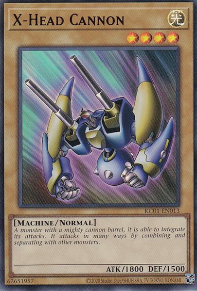 X-Head Cannon (Japanese Artwork) trading card from 25th Anniversary Ultimate Kaiba Set X-Head Cannon (Japanese Artwork) - 25th Anniversary Ultimate Kaiba Set YuGiOh trading card