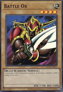 Battle Ox - 25th Anniversary Ultimate Kaiba Set (KC01) #KC01-EN015 - Ultra Rare YuGiOh Trading Card