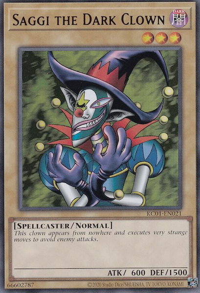 Saggi the Dark Clown trading card from 25th Anniversary Ultimate Kaiba Set Saggi the Dark Clown - 25th Anniversary Ultimate Kaiba Set YuGiOh trading card