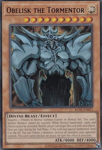 Obelisk the Tormentor - 25th Anniversary Ultimate Kaiba Set (KC01) #KC01-EN022 - Ultra Rare YuGiOh Trading Card