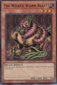 The Wicked Worm Beast - 25th Anniversary Ultimate Kaiba Set (KC01) #KC01-EN031 - Ultra Rare YuGiOh Trading Card