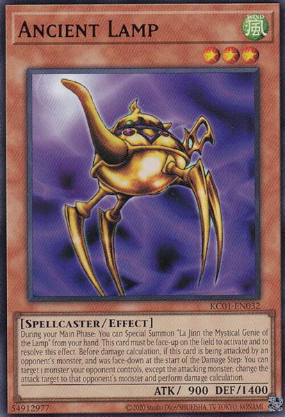 Ancient Lamp trading card from 25th Anniversary Ultimate Kaiba Set Ancient Lamp - 25th Anniversary Ultimate Kaiba Set YuGiOh trading card