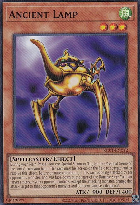 Ancient Lamp trading card from 25th Anniversary Ultimate Kaiba Set Ancient Lamp - 25th Anniversary Ultimate Kaiba Set YuGiOh trading card