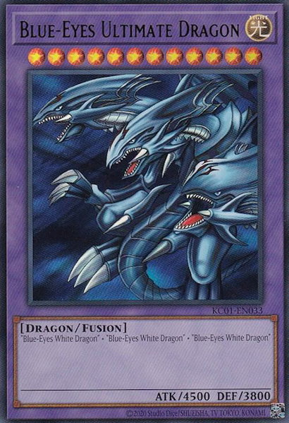 Blue-Eyes Ultimate Dragon trading card from 25th Anniversary Ultimate Kaiba Set Blue-Eyes Ultimate Dragon - 25th Anniversary Ultimate Kaiba Set YuGiOh trading card