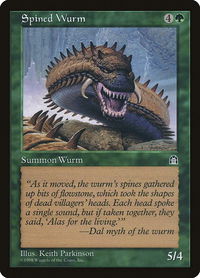 Spined Wurm - Stronghold (STH) #null - Common Magic: The Gathering Trading Card