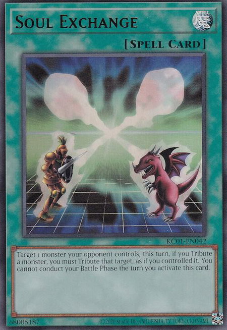 Soul Exchange trading card from 25th Anniversary Ultimate Kaiba Set Soul Exchange - 25th Anniversary Ultimate Kaiba Set YuGiOh trading card