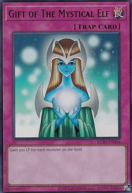 Gift of The Mystical Elf trading card from 25th Anniversary Ultimate Kaiba Set Gift of The Mystical Elf - 25th Anniversary Ultimate Kaiba Set YuGiOh trading card