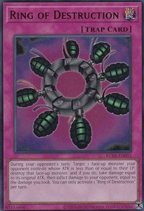 Ring of Destruction (Japanese Artwork) - 25th Anniversary Ultimate Kaiba Set (KC01) #KC01-EN055 - Ultra Rare YuGiOh Trading Card