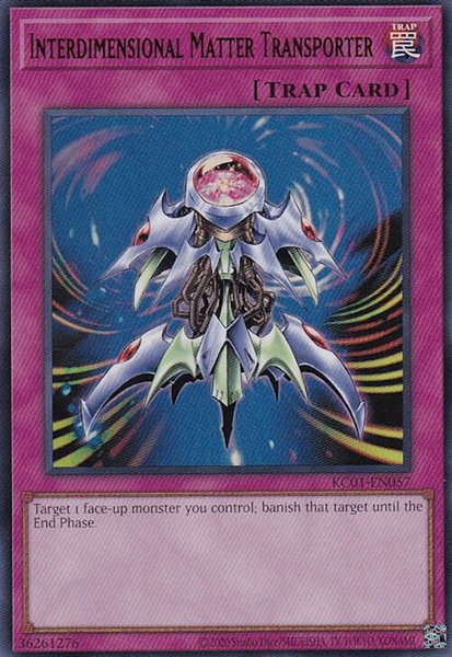 Interdimensional Matter Transporter trading card from 25th Anniversary Ultimate Kaiba Set Interdimensional Matter Transporter - 25th Anniversary Ultimate Kaiba Set YuGiOh trading card