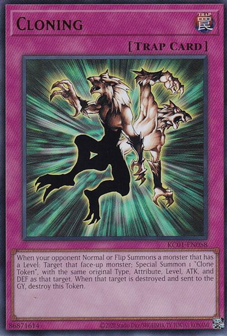 Cloning trading card from 25th Anniversary Ultimate Kaiba Set Cloning - 25th Anniversary Ultimate Kaiba Set YuGiOh trading card
