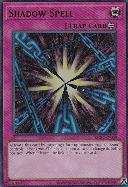 Shadow Spell trading card from 25th Anniversary Ultimate Kaiba Set Shadow Spell - 25th Anniversary Ultimate Kaiba Set YuGiOh trading card