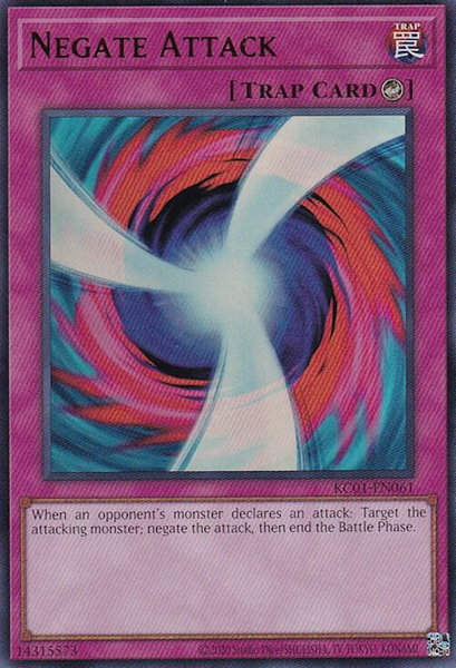Negate Attack trading card from 25th Anniversary Ultimate Kaiba Set Negate Attack - 25th Anniversary Ultimate Kaiba Set YuGiOh trading card