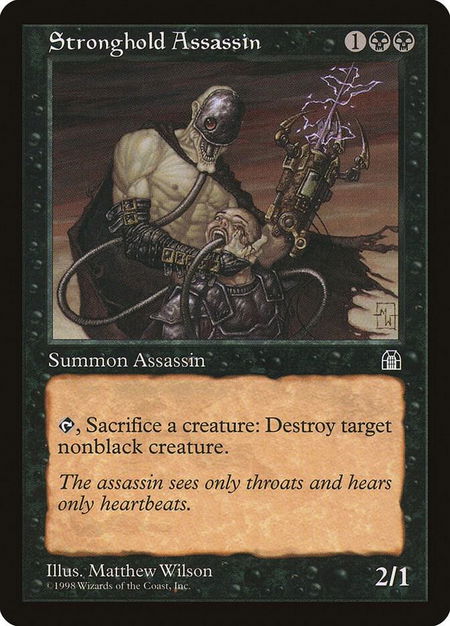Stronghold Assassin - Stronghold Magic: The Gathering trading card