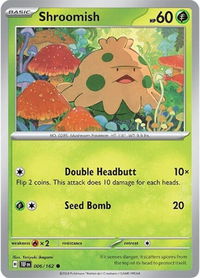 Shroomish - SV05: Temporal Forces (TEF) #006/162 - Common Pokémon Trading Card