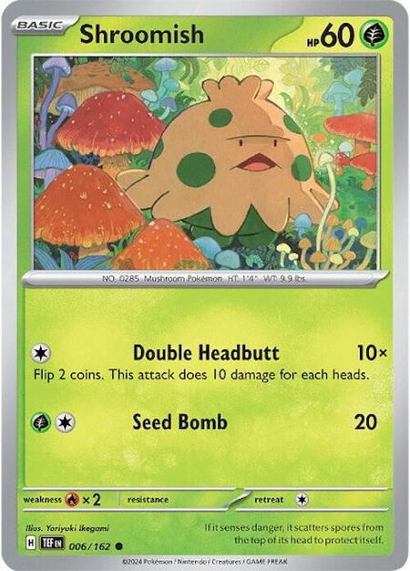 Shroomish - SV05: Temporal Forces Pokémon trading card