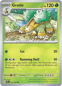 Grotle - 011/162 - SV05: Temporal Forces (TEF) #011/162 - Common Pokémon Trading Card