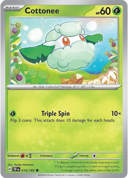 Cottonee - SV05: Temporal Forces Pokémon trading card