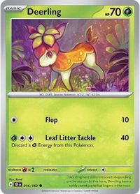 Deerling - 016/162 - SV05: Temporal Forces (TEF) #016/162 - Common Pokémon Trading Card
