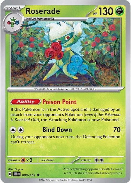 Roserade - SV05: Temporal Forces Pokémon trading card
