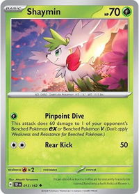 Shaymin - SV05: Temporal Forces (TEF) #013/162 - Uncommon Pokémon Trading Card