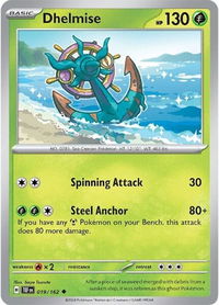 Dhelmise - SV05: Temporal Forces (TEF) #019/162 - Uncommon Pokémon Trading Card
