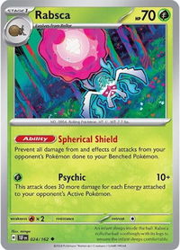 Rabsca - SV05: Temporal Forces (TEF) #024/162 - Uncommon Pokémon Trading Card