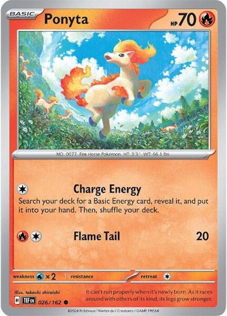 Ponyta - SV05: Temporal Forces Pokémon trading card