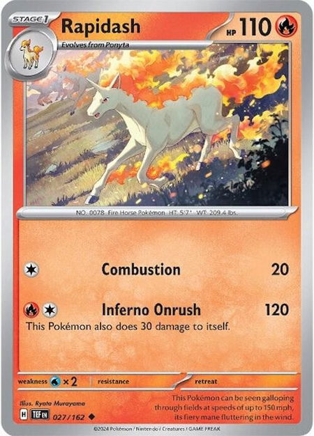 Rapidash - SV05: Temporal Forces Pokémon trading card