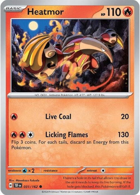 Heatmor - SV05: Temporal Forces Pokémon trading card