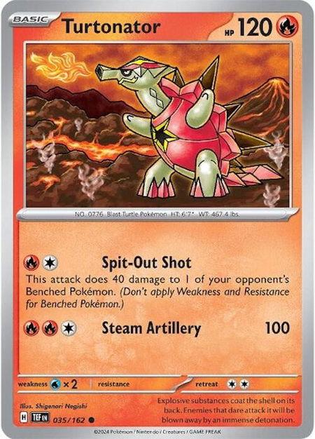 Turtonator - SV05: Temporal Forces Pokémon trading card