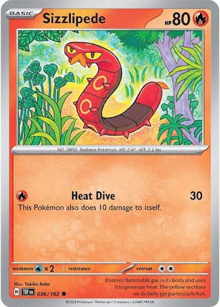 Sizzlipede - SV05: Temporal Forces Pokémon trading card