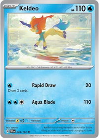 Keldeo - SV05: Temporal Forces (TEF) #044/162 - Uncommon Pokémon Trading Card
