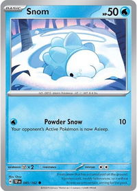 Snom - 045/162 - SV05: Temporal Forces (TEF) #045/162 - Common Pokémon Trading Card
