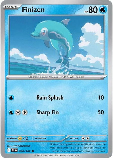 Finizen - SV05: Temporal Forces Pokémon trading card